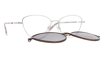 картинка Оправа корригирующих очков INVU IM32503B с солнц.насадкой (IG32503B+IH32503B) с чехлом 20056 — Мои Очки