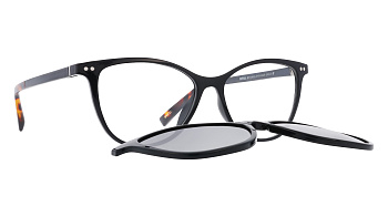 картинка Оправа INVU IM42427A с складывающимся солнцезащитным клипоном (IG42427A+IH42427A — Мои Очки