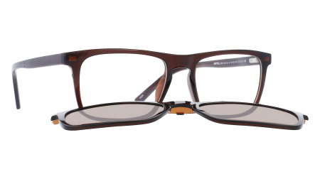 Оправа для очков INVU M4302B с солнцезащитной насадкой (G4302B+H4302B)