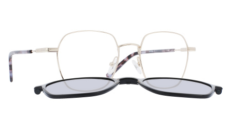 Оправа для очков INVU M3300B с солнцезащитной насадкой (G3300B+H3300B)