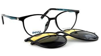 картинка Оправа INVU M4259C с солнцезащитными насадками — Мои Очки