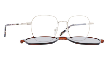 Оправа для очков INVU M3300A с солнцезащитной насадкой (G3300A+H3300A)