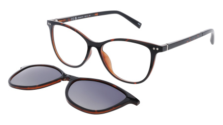 Оправа INVU IM42427B с складывающимся солнцезащитным клипоном (IG42427B+IH42427B