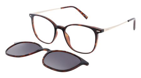 Оправа для очков INVU IM42517B с солнцезащитной насадкой (IG42517B+IH42517B)