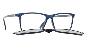 картинка Оправа для очков INVU M4300B с солнцезащитной насадкой (G4300B+H4300B) — Мои Очки