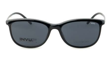 Оправа для очков INVU M4013A с солнцезащитной насадкой (G4013A+H4013A)