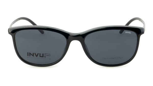 Оправа для очков INVU M4013A с солнцезащитной насадкой (G4013A+H4013A) Оправа для очков INVU M4013A с солнцезащитной насадкой (G4013A+H4013A)