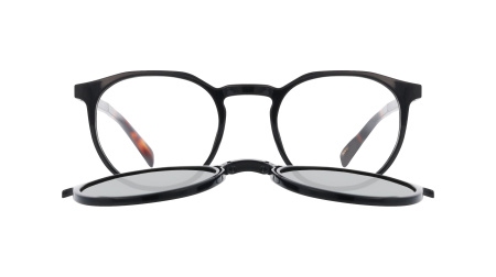 Оправа для очков INVU IM42432A с складывающимся солнцезащитным клипоном (IG42432