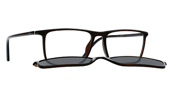 картинка Оправа для очков INVU M4010B с солнцезащитной насадкой (G4010B+H4010B) — Мои Очки