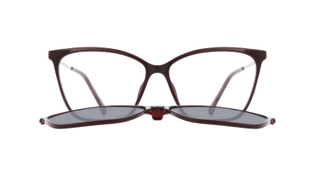 Оправа для очков INVU IM42510B с солнцезащитной насадкой (IG42510B+IH42510B)