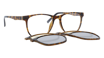 картинка Оправа для очков INVU M4254B с солнцезащитной насадкой (H4254B+D4254B) — Мои Очки