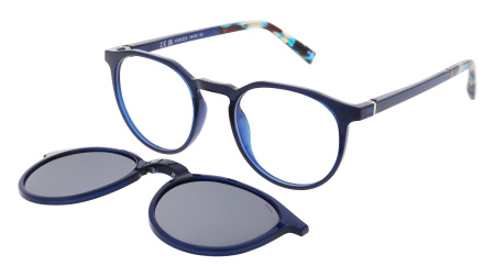 Оправа для очков INVU IM42432B с складывающимся солнцезащитным клипоном (IG42432