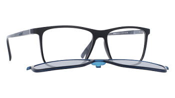 картинка Оправа для очков INVU M4300A с солнцезащитной насадкой (G4300A+H4300A) — Мои Очки