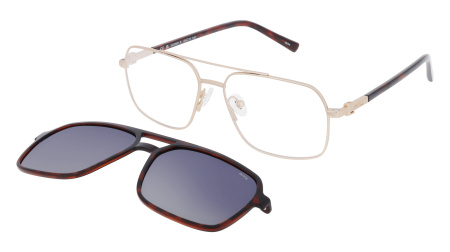 Оправа для очков INVU IM32501B с солнцезащитной насадкой (IG32501B+IH32501B)