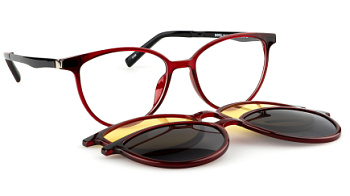 картинка Оправа INVU M4259B с солнцезащитными насадками (G4259B+H4259B) — Мои Очки