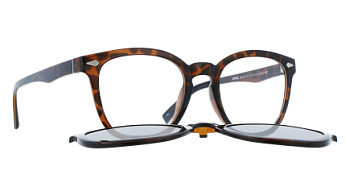 картинка Оправа для очков INVU M4212B с солнцезащитной насадкой (G4212B+H4212B) — Мои Очки