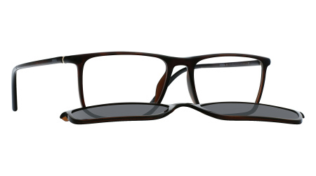 Оправа для очков INVU M4010B с солнцезащитной насадкой (G4010B+H4010B)