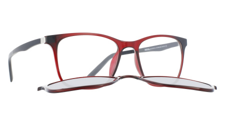 Оправа для очков INVU IM42410D с солнцезащитной насадкой (IG42410D+IH42410D)