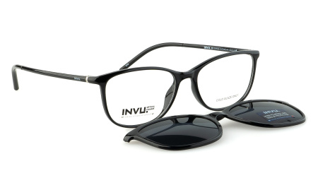 Оправа для очков INVU M4013A с солнцезащитной насадкой (G4013A+H4013A)