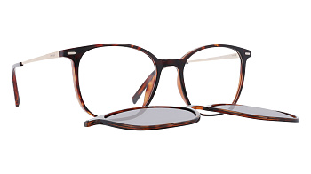 картинка Оправа для очков INVU IM42517B с солнцезащитной насадкой (IG42517B+IH42517B) — Мои Очки