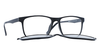 картинка Оправа для очков INVU M4202A с солнцезащитной насадкой (G4202A+H4202A) — Мои Очки