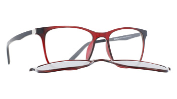 картинка Оправа для очков INVU IM42410D с солнцезащитной насадкой (IG42410D+IH42410D) — Мои Очки