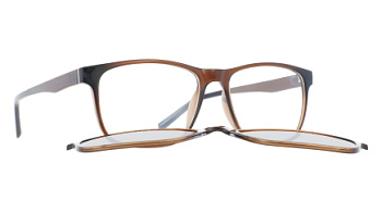 картинка Оправа для очков INVU M4202C с солнцезащитной насадкой (G4202C+H4202C) — Мои Очки