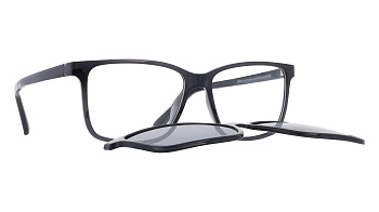 картинка Оправа для очков INVU IM42511A с солнцезащитной насадкой (IG42511A+IH42511A) — Мои Очки