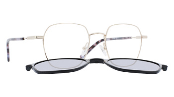 картинка Оправа для очков INVU M3300B с солнцезащитной насадкой (G3300B+H3300B) — Мои Очки